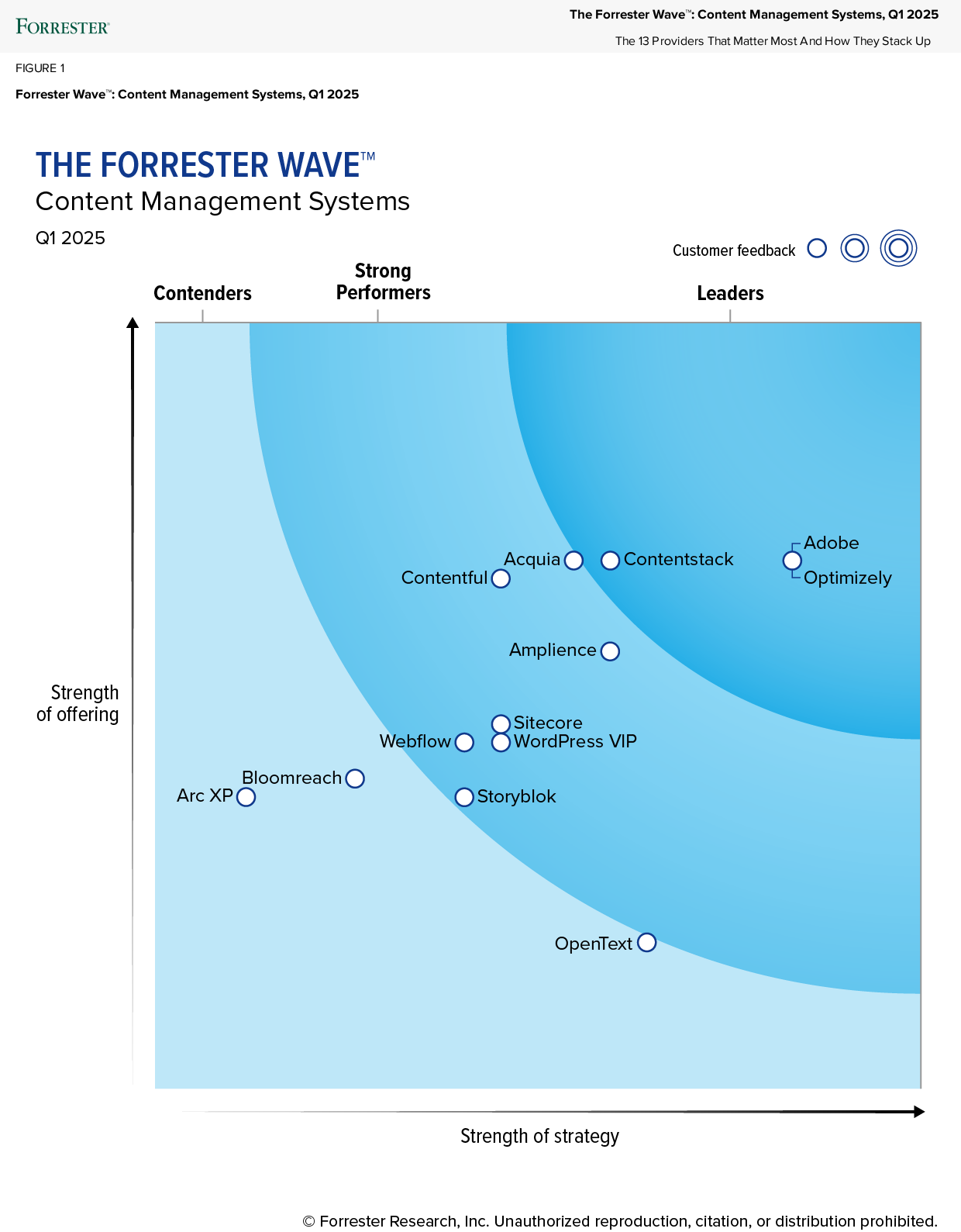 The Forrester Wave&trade;: Content Management Systems, Q1 2025